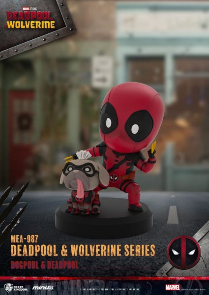 Deadpool 3 personaggi Deadpool & Wolverine Serie Mini Egg Attack Set 8 cm