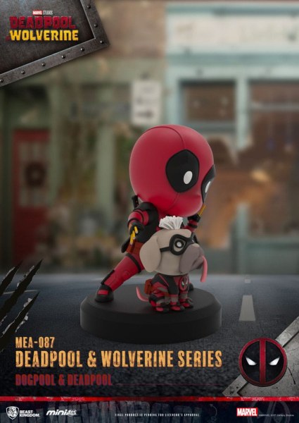 Deadpool 3 personaggi Deadpool & Wolverine Serie Mini Egg Attack Set 8 cm