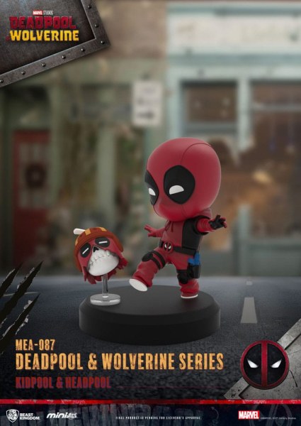 Deadpool 3 personaggi Deadpool & Wolverine Serie Mini Egg Attack Set 8 cm