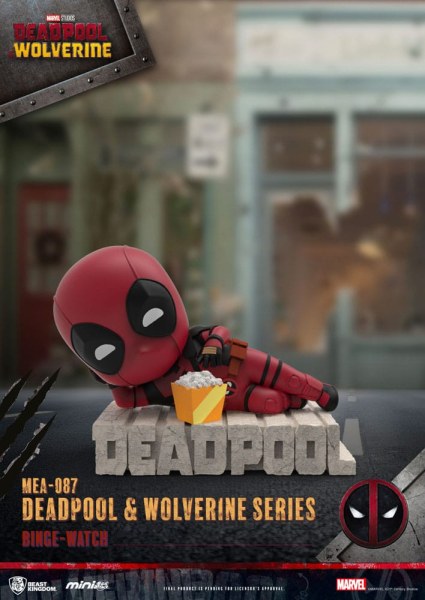Deadpool 3 personaggi Deadpool & Wolverine Serie Mini Egg Attack Set 8 cm