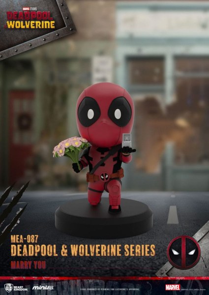 Deadpool 3 personaggi Deadpool & Wolverine Serie Mini Egg Attack Set 8 cm