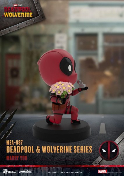 Deadpool 3 personaggi Deadpool & Wolverine Serie Mini Egg Attack Set 8 cm
