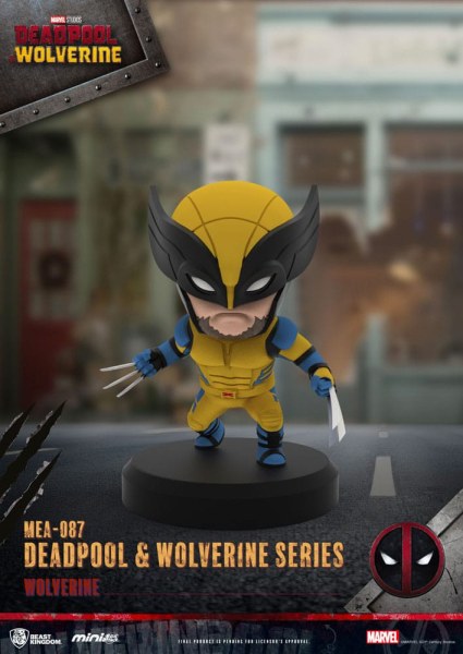 Deadpool 3 personaggi Deadpool & Wolverine Serie Mini Egg Attack Set 8 cm