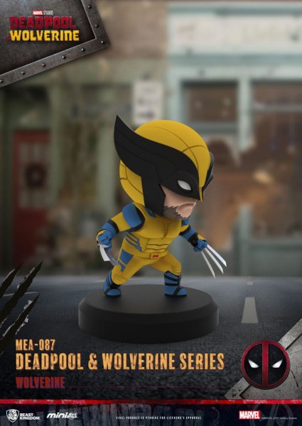 Deadpool 3 personaggi Deadpool & Wolverine Serie Mini Egg Attack Set 8 cm