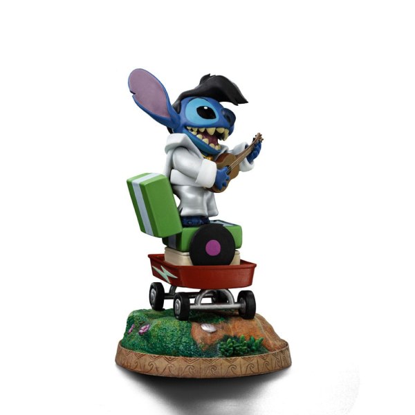 Statuetta Lilo & Stitch 1/10 Art Scale Stitch Re del Rock 17 cm