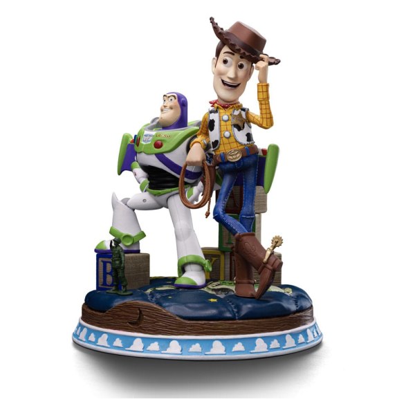 Toy Story statuetta 1/10 Deluxe Art Scale Buzz & Woody 38 cm
