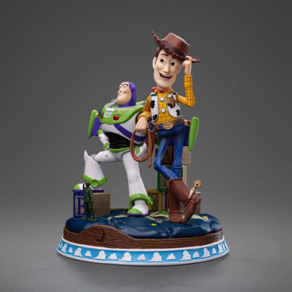 Toy Story statuetta 1/10 Deluxe Art Scale Buzz & Woody 38 cm