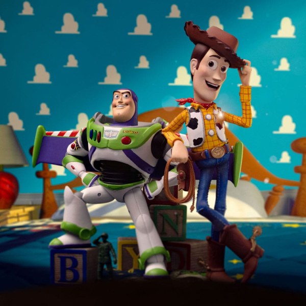Toy Story statuetta 1/10 Deluxe Art Scale Buzz & Woody 38 cm