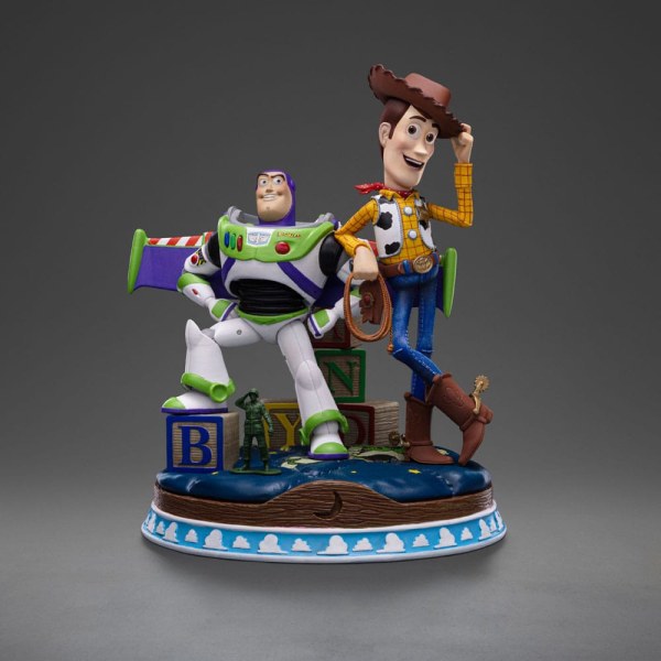 Toy Story statuetta 1/10 Deluxe Art Scale Buzz & Woody 38 cm
