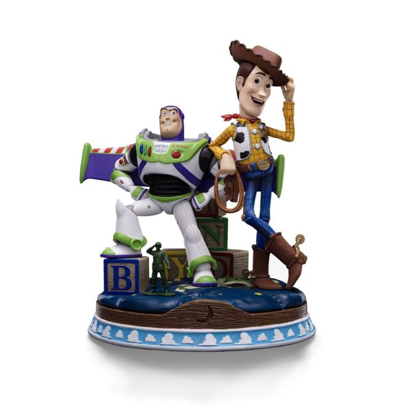 Toy Story statuetta 1/10 Deluxe Art Scale Buzz & Woody 38 cm