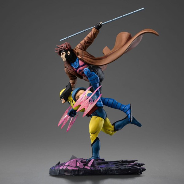 Statuetta Marvel 1/10 Deluxe Art Scale X-Men´97 Gambit & Wolverine 29 cm