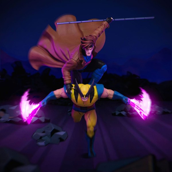 Statuetta Marvel 1/10 Deluxe Art Scale X-Men´97 Gambit & Wolverine 29 cm