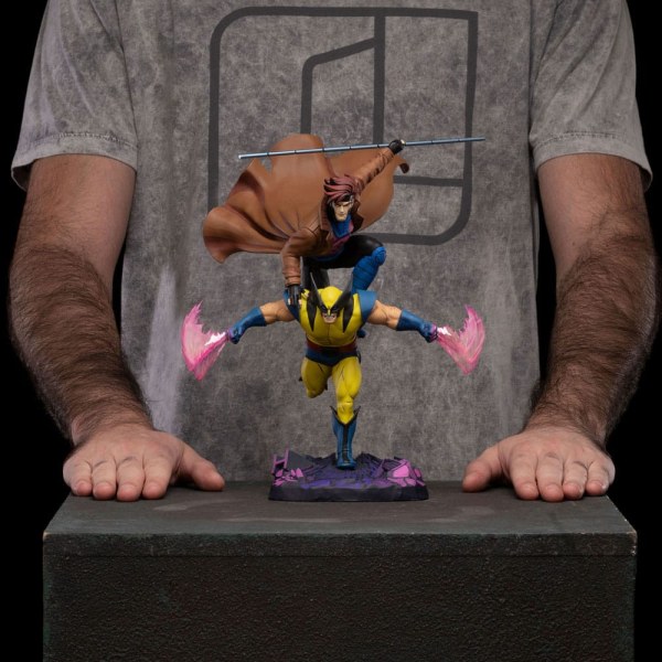 Statuetta Marvel 1/10 Deluxe Art Scale X-Men´97 Gambit & Wolverine 29 cm
