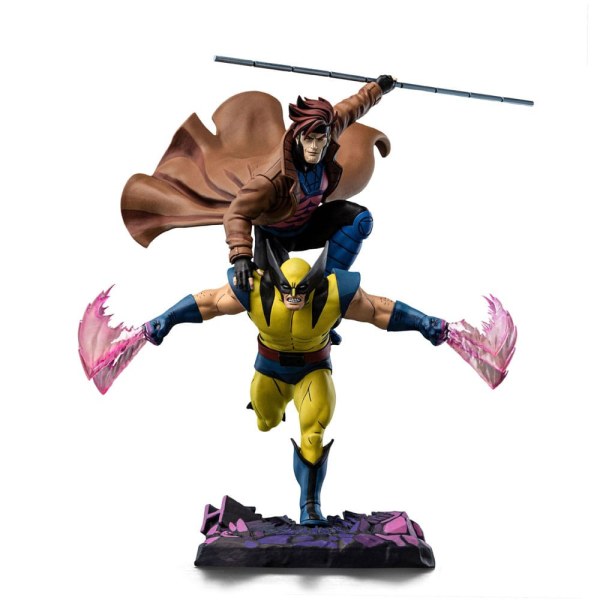 Statuetta Marvel 1/10 Deluxe Art Scale X-Men´97 Gambit & Wolverine 29 cm