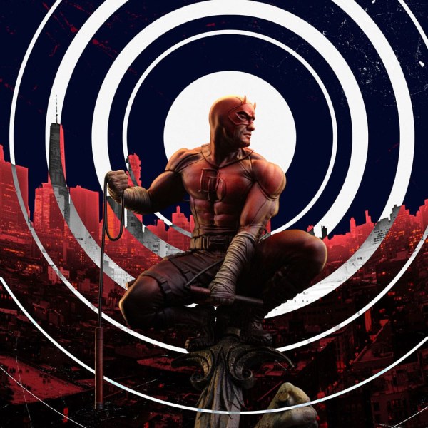Statuetta Marvel 1/10 Deluxe Art Scale Daredevil Unleashed 22 cm
