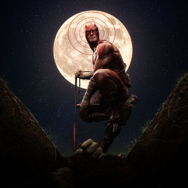 Statuetta Marvel 1/10 Deluxe Art Scale Daredevil Unleashed 22 cm