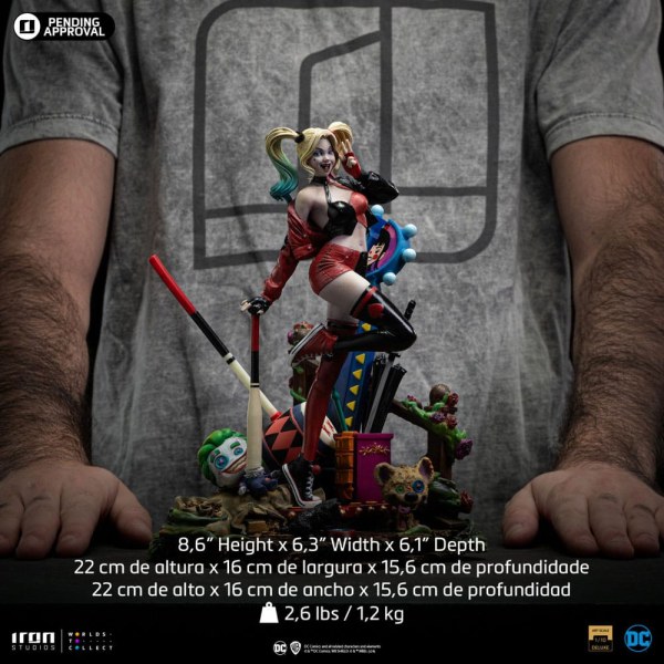 Statuetta DC Comics 1/10 Deluxe Art Scale Harley Quinn (Gotham City Sirens) 22 cm