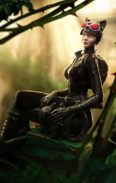 Statuetta DC Comics 1/10 Deluxe Art Scale Catwoman (Gotham City Sirens) 21 cm
