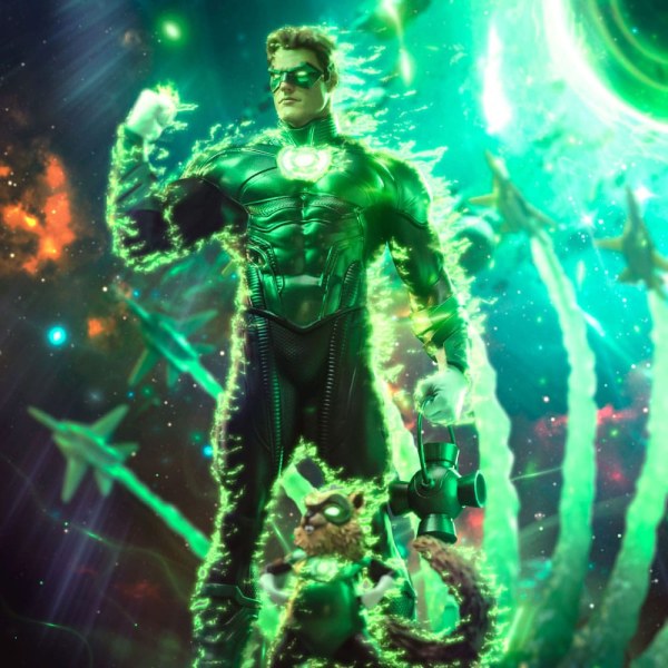 DC Comics Statuetta Deluxe Art Scale 1/10 Lanterna Verde Scatenata 24 cm