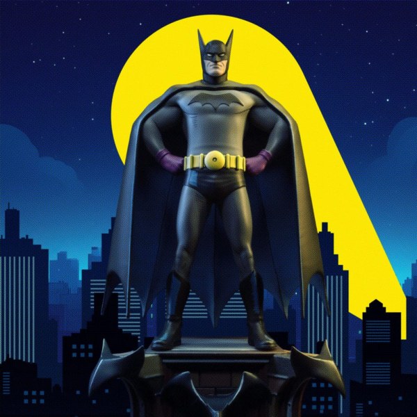 Statuetta DC Comics 1/10 Art Scale Batman Detective 85° Anniversario 26 cm