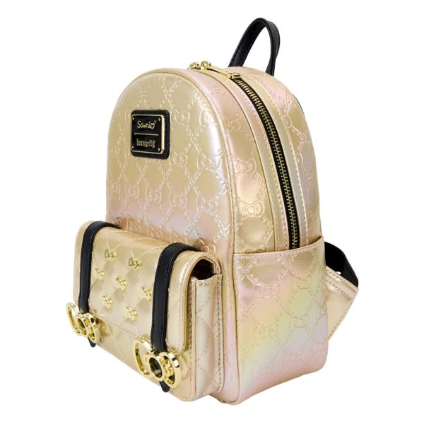 Zaino Hello Kitty 50th Anniversary di Loungefly Mini Metallic Gold