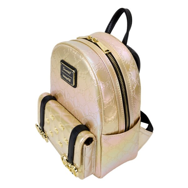 Zaino Hello Kitty 50th Anniversary di Loungefly Mini Metallic Gold