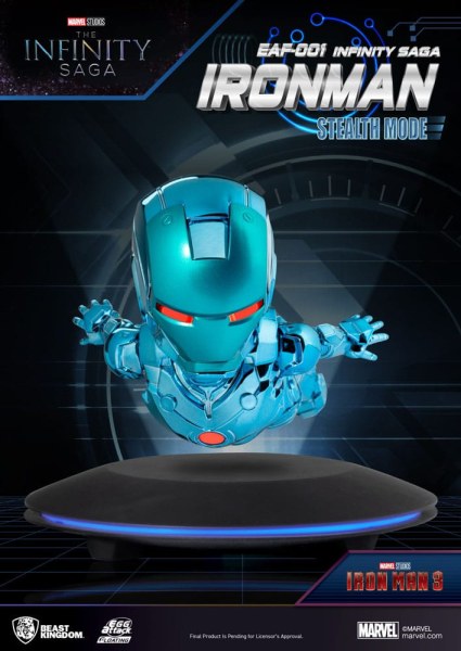 Figurina Marvel Egg Attack Floating The Infinity Saga Ironman Stealth Moda 16 cm
