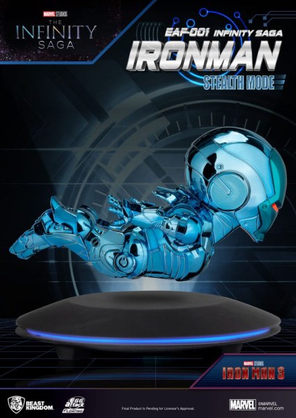 Figurina Marvel Egg Attack Floating The Infinity Saga Ironman Stealth Moda 16 cm