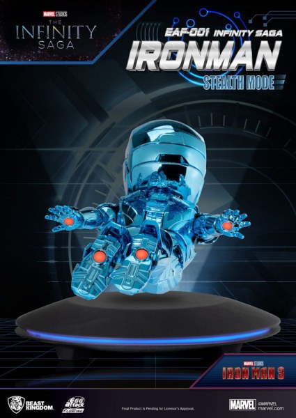 Figurina Marvel Egg Attack Floating The Infinity Saga Ironman Stealth Moda 16 cm