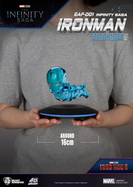 Figurina Marvel Egg Attack Floating The Infinity Saga Ironman Stealth Moda 16 cm