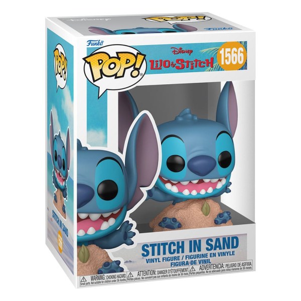 Lilo e Stitch POP! 1566 Figura in vinile Stitch in sabbia 9 cm