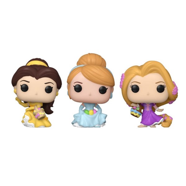 Disney confezione da 3 figurine Pocket POP! Vinile Uovo Principessa 4 cm