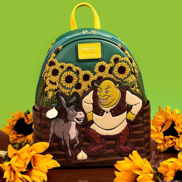 Dreamworks by Loungefly Shrek & Donkey Zaino mini campo di girasoli