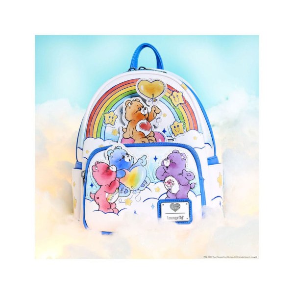 Zaino mini arcobaleno Care Bears di Loungefly