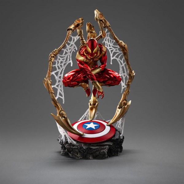 Statuetta Marvel Deluxe Art Scale 1/10 Spider-man Iron Armor Comics (Esclusiva CCXP 2024) 24 cm
