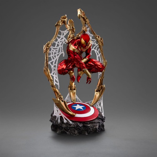 Statuetta Marvel Deluxe Art Scale 1/10 Spider-man Iron Armor Comics (Esclusiva CCXP 2024) 24 cm
