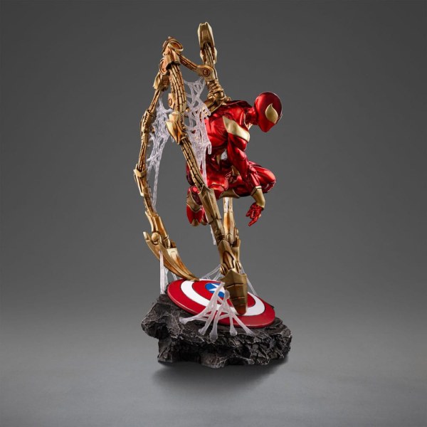 Statuetta Marvel Deluxe Art Scale 1/10 Spider-man Iron Armor Comics (Esclusiva CCXP 2024) 24 cm