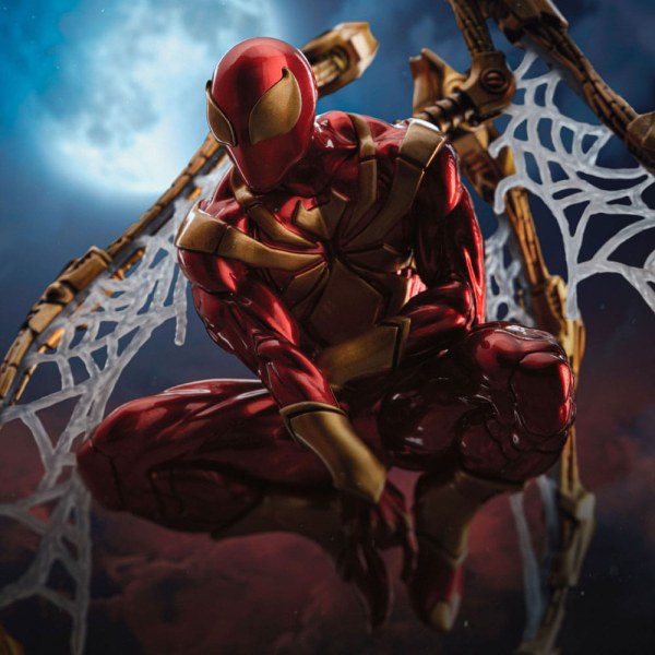 Statuetta Marvel Deluxe Art Scale 1/10 Spider-man Iron Armor Comics (Esclusiva CCXP 2024) 24 cm
