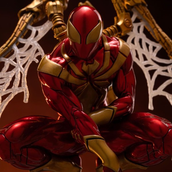 Statuetta Marvel Deluxe Art Scale 1/10 Spider-man Iron Armor Comics (Esclusiva CCXP 2024) 24 cm