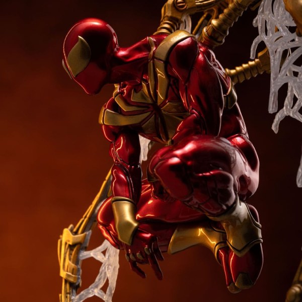 Statuetta Marvel Deluxe Art Scale 1/10 Spider-man Iron Armor Comics (Esclusiva CCXP 2024) 24 cm