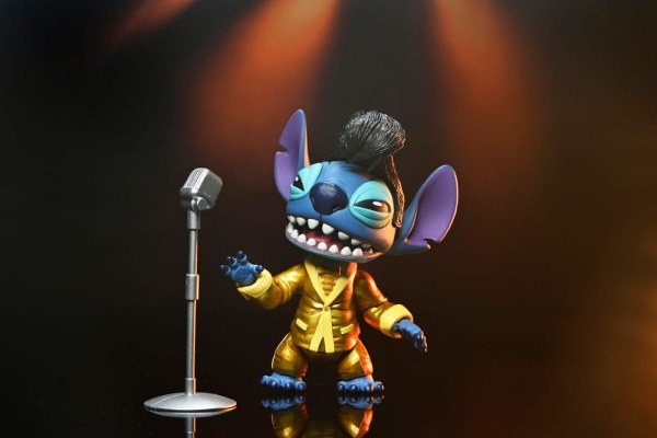 Lilo & Stitch Ultimate Gold Suit Elvis Stitch figurina 18 cm