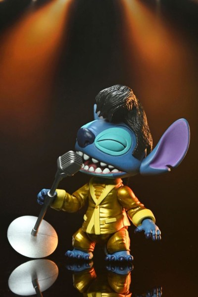 Lilo & Stitch Ultimate Gold Suit Elvis Stitch figurina 18 cm