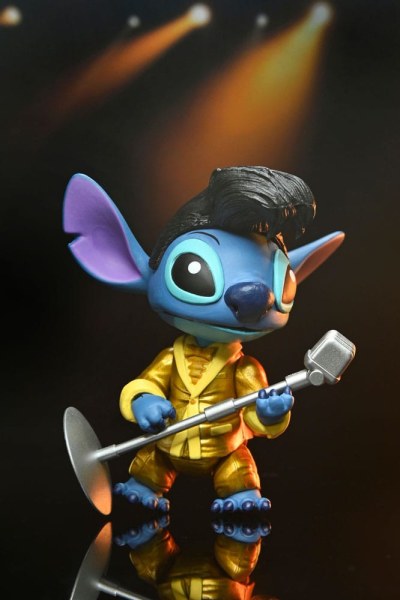 Lilo & Stitch Ultimate Gold Suit Elvis Stitch figurina 18 cm