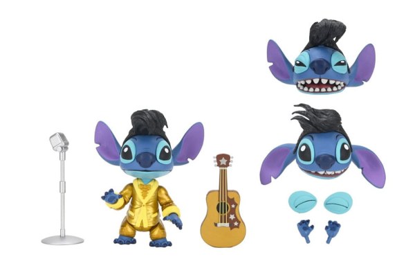 Lilo & Stitch Ultimate Gold Suit Elvis Stitch figurina 18 cm