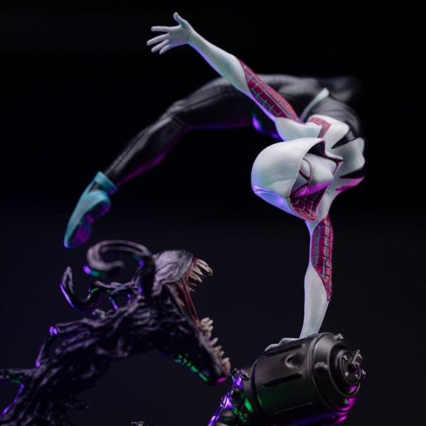 Statuetta Spider-Man vs Villains 1/10 Art Scale Ghost Spider Diorama 34 cm