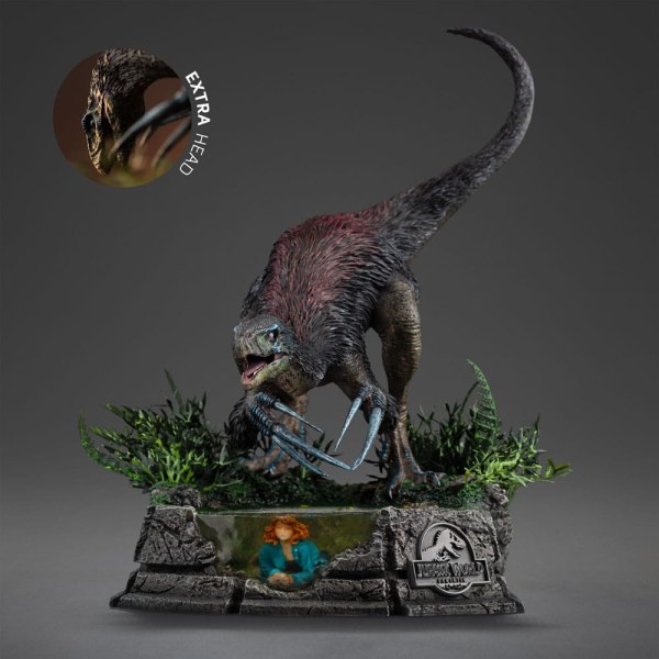 Jurassic World: statuetta Dominion 1/20 Demi Art Scale Therizinosaurus 29 cm