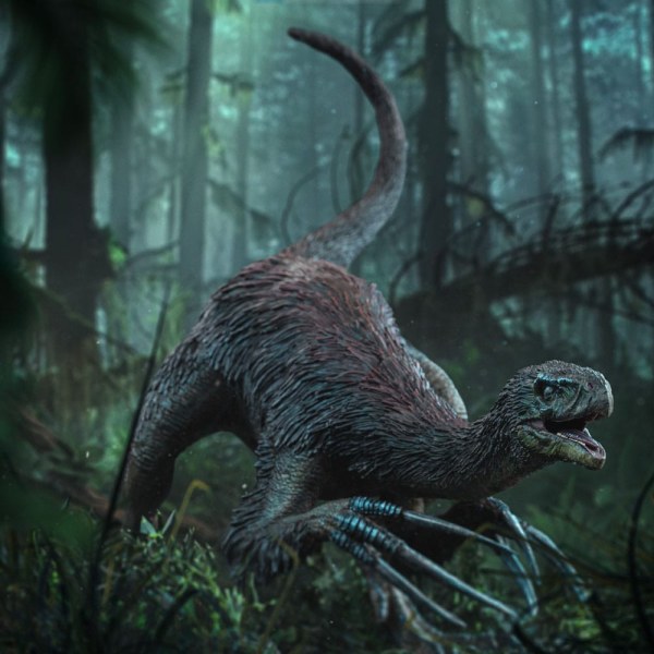 Jurassic World: statuetta Dominion 1/20 Demi Art Scale Therizinosaurus 29 cm