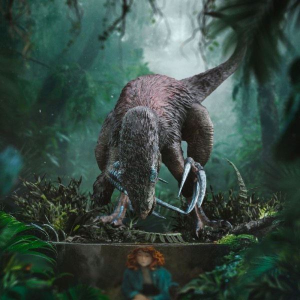 Jurassic World: statuetta Dominion 1/20 Demi Art Scale Therizinosaurus 29 cm