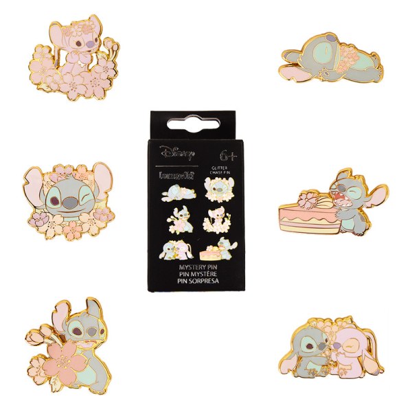 Spilla Mystery Box Stitch & Angelo Cherry Blossom - DISNEY LOUNGEFLY