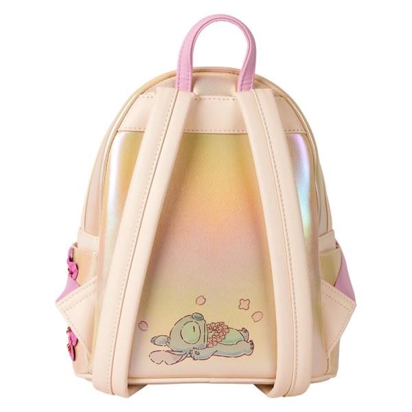 Mini zaino Stitch & Angel Cherry Blossom Heart - DISNEY LOUNGEFLY